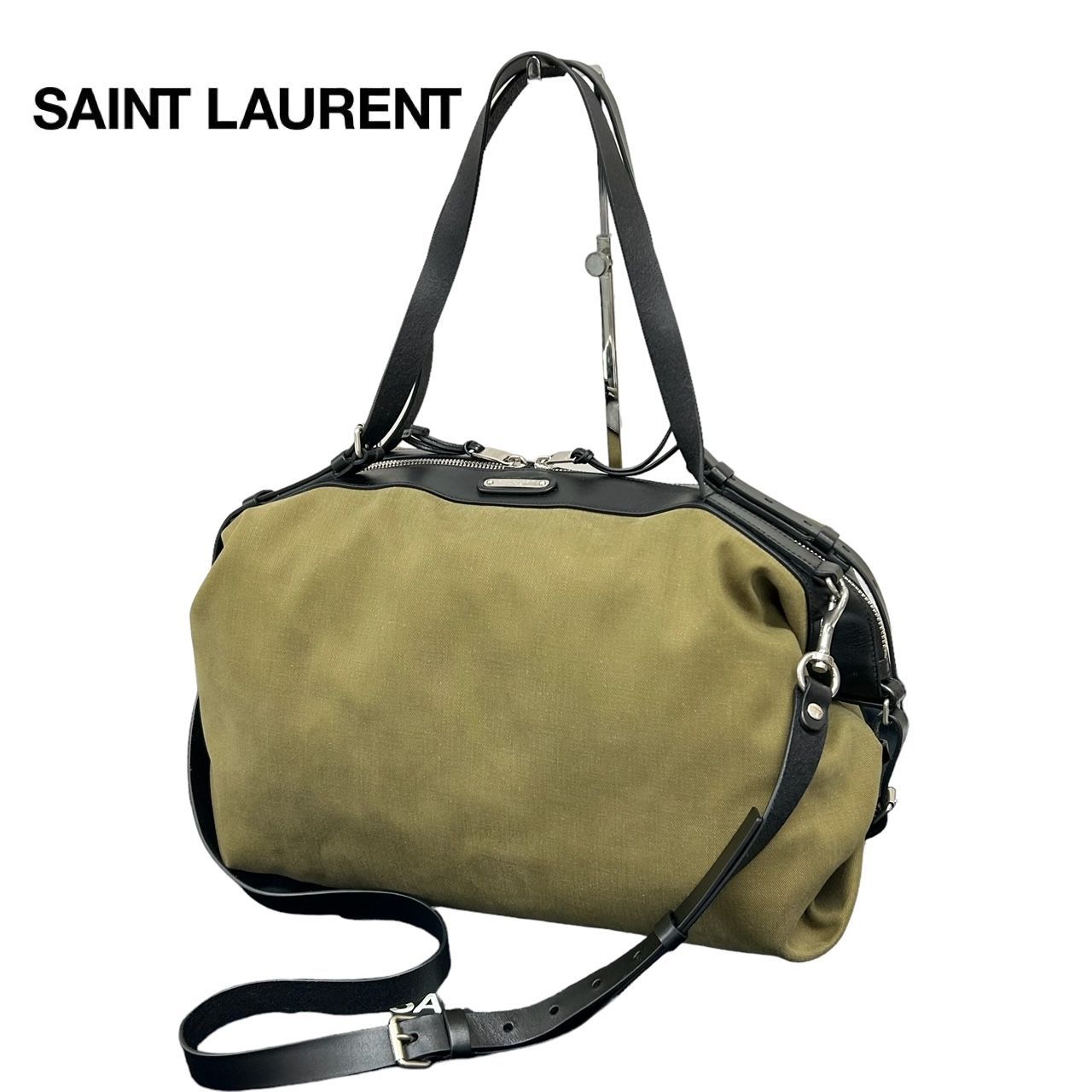 S089)【美品】SAINT LAURENT コンバーチブルバッグ 466989 2way ...