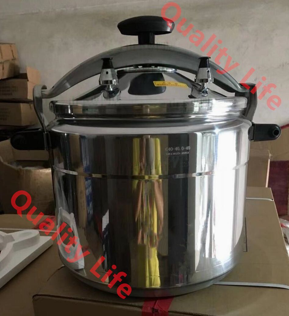圧力鍋 大型 厨房機器 重ねふた式両手 ラーメン屋 料理屋さん 業務用 家庭用 40L