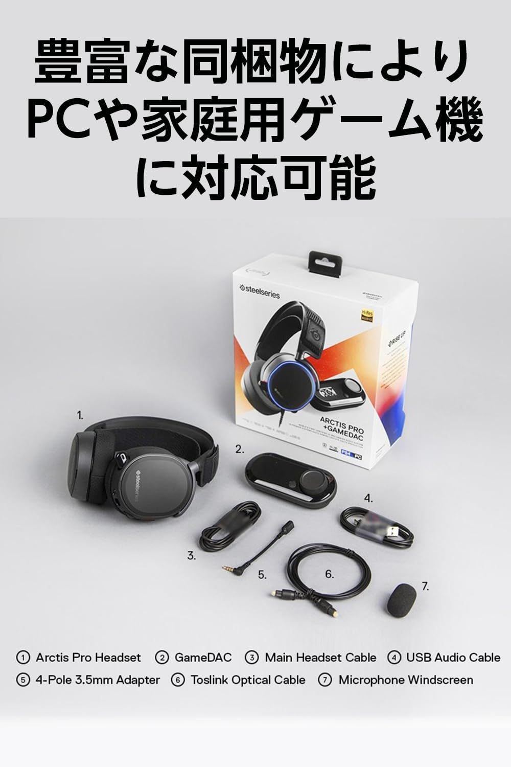 SteelSeries ハイレゾ対応 Arctis Pro DAC 61453 正規 品