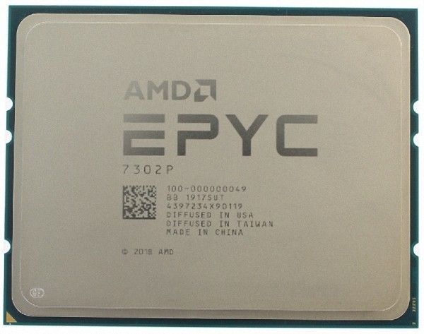 AMD EPYC 7302P 16C 3GHz 3.3GHz 128MB Socket SP3 1P 156W
