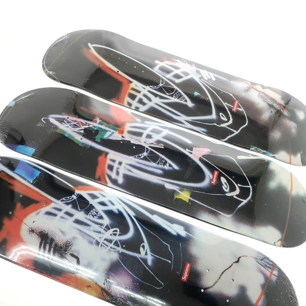 Supreme - 【中古】【未使用】シュプリーム Supreme 2022年春夏 Futura Skateboards(Set of 3) デッキ スケートボード 3枚セット ブラックxマルチカラー【メンズ】 中古】【未使用】シュプリーム Supreme 2022年春夏 Futura