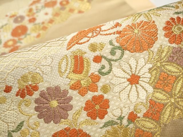 本家加納 六通柄袋帯