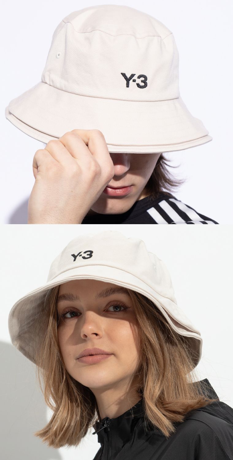 Y-3ワイスリー Sサイズ バケットハット ホワイト バケハ（Y-3