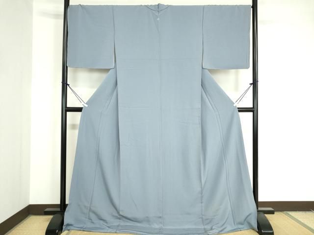 平和屋着物●上質な紬　色無地　暁鼠色　正絹　逸品　CAAS6873yc 平和屋着物○上質な紬 色無地 暁鼠色 正絹 逸品 CAAS6873yc