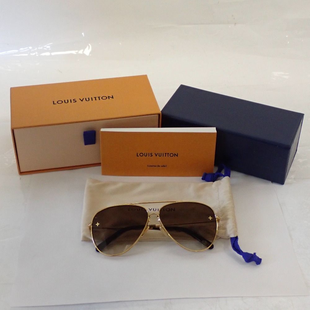 LOUIS VUITTON ルイヴィトン/サングラス/ティアドロップ/ゴールド LOUIS VUITTON ルイヴィトン/サングラス/ティアドロップ