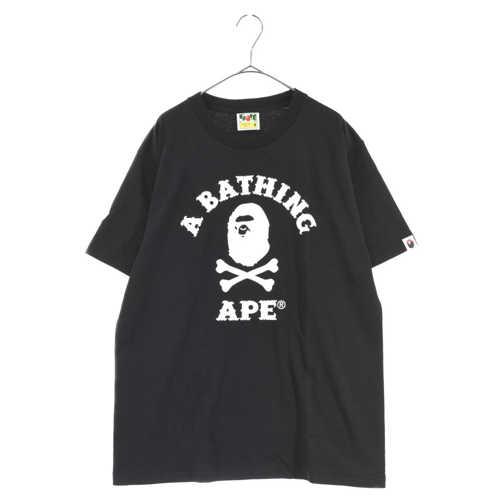 A BATHING APE (アベイシングエイプ) APE CROSSBONE COLLEGE TEE 