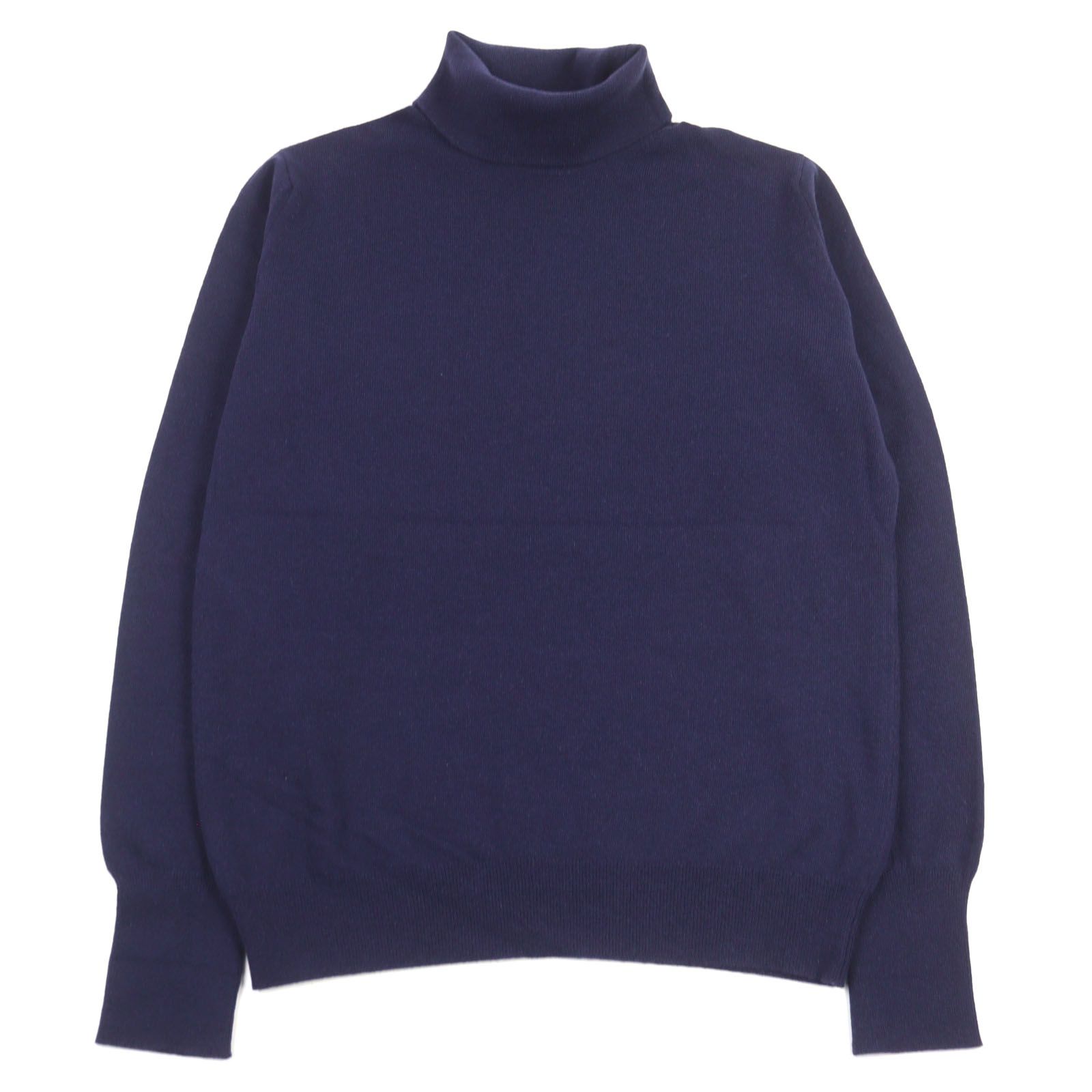 BALLANTYNE カシミア　ネイビー タートルネックセーター BALLANTYNE カシミア ネイビー タートルネックセーター