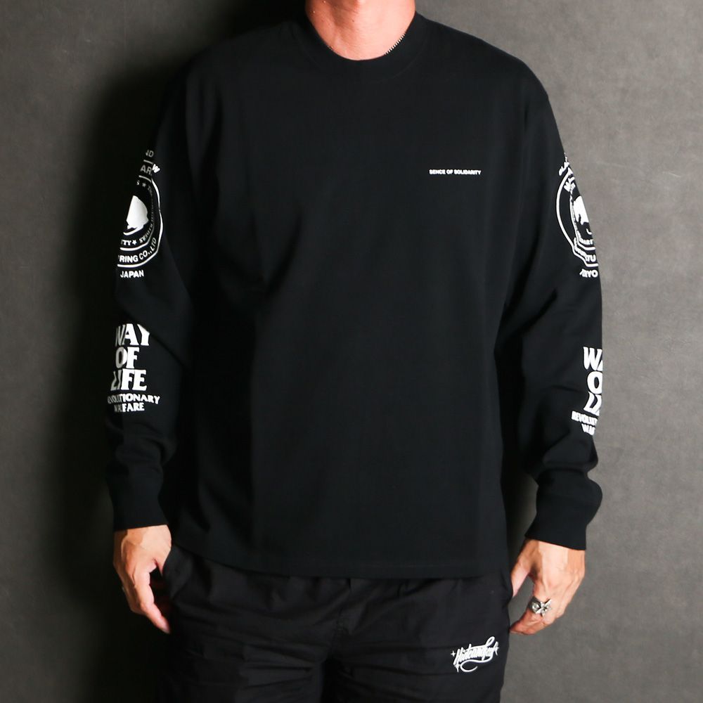【新品未使用】RATS/ラッツ タイダイロングスリーブTシャツ XXL ロンT / RATS(ラッツ) / STAMP LOGO L/S TEE (24'RTC-0802