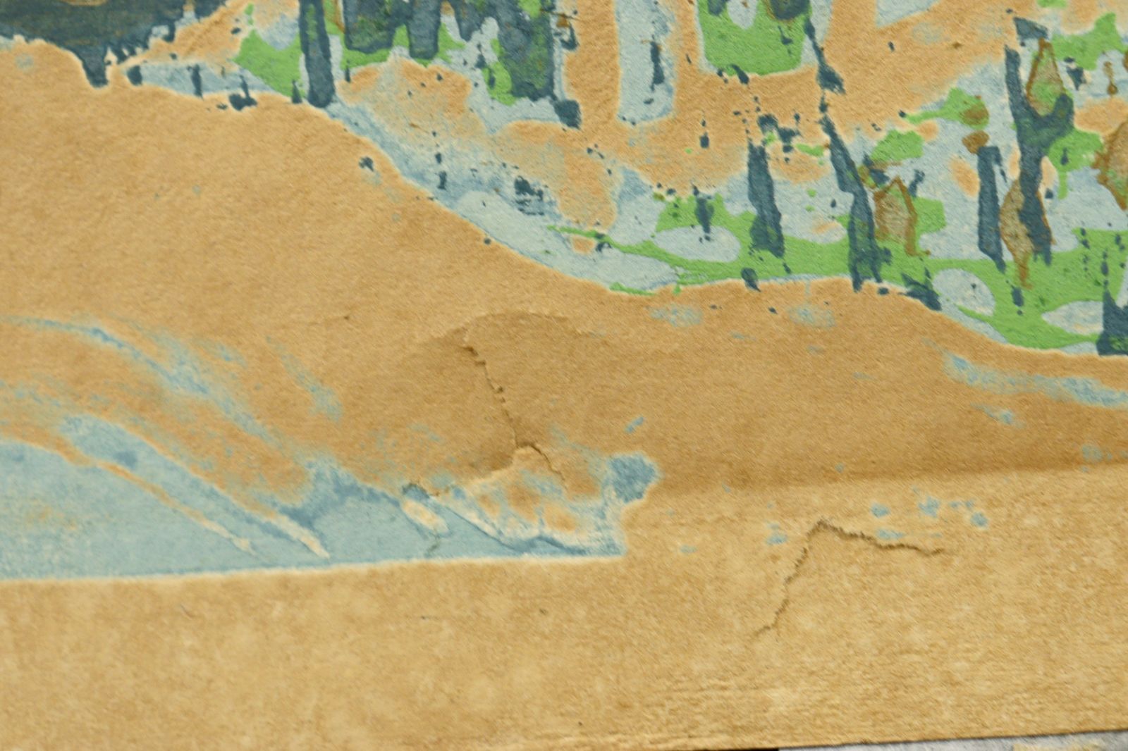 畦地梅太郎 「志賀高原ビワ池」 木版画 唐物 骨董 古美術 楾 B181.2-