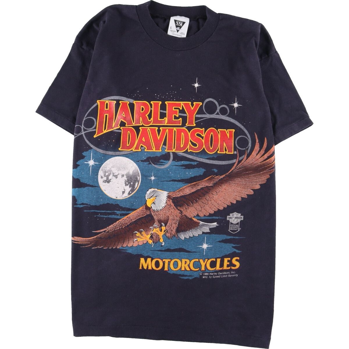 ハーレーダビッドソン Harley-Davidson 両面プリント モーターサイクル ...