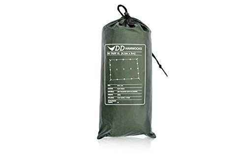DD Tarp XL 4.5mx3m 多用途で軽量なタープ 耐水性 3000mm (Olive green) [
