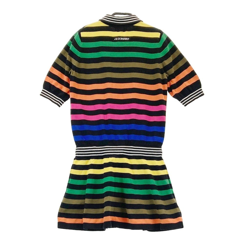 サイズ：0 JACK BUNNY ジャックバニー ワンピース ボーダー ブラック系