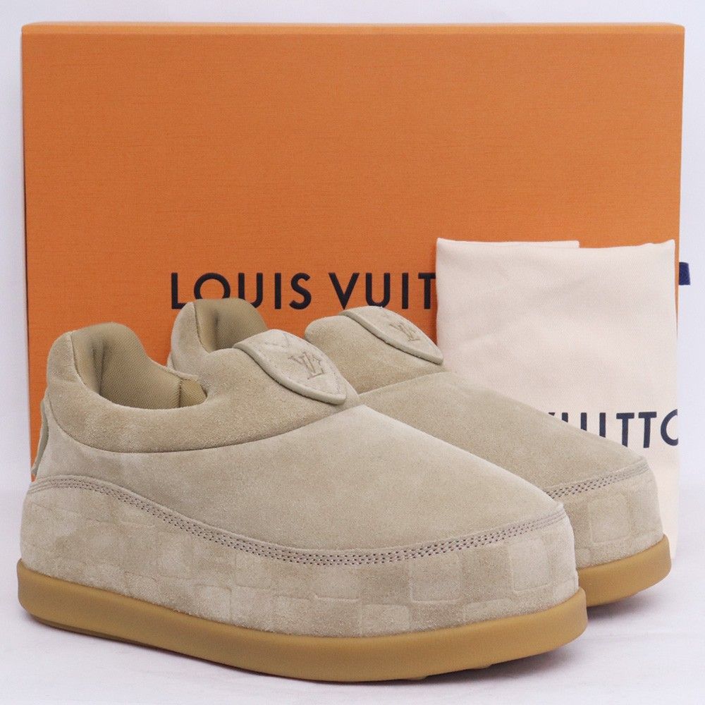 ♥ 26cm相当 LOUIS VUITTON LV イエティ スリッポン サイズ7 ベージュ 1AIJD9