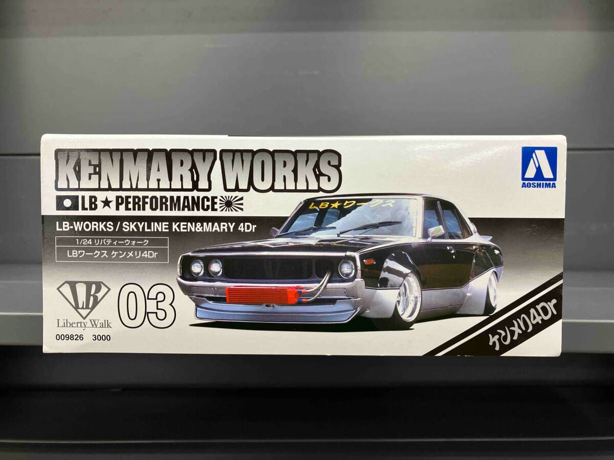 リリマリモモ 5314] ニチモ 1/24 ノッポボーイ ケンメリ4ドア モーターライズ