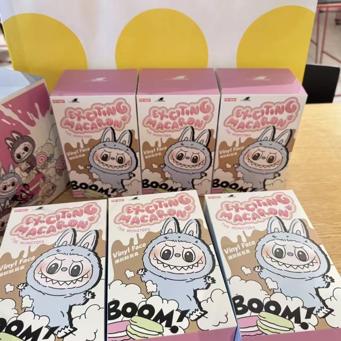 正規品 POPMART LABUBU ハートウォーミングマカロン ビニール