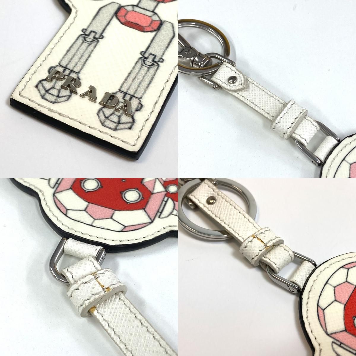 プラダ PRADA モンキー 2TL292 ロボット チャーム キーホルダー