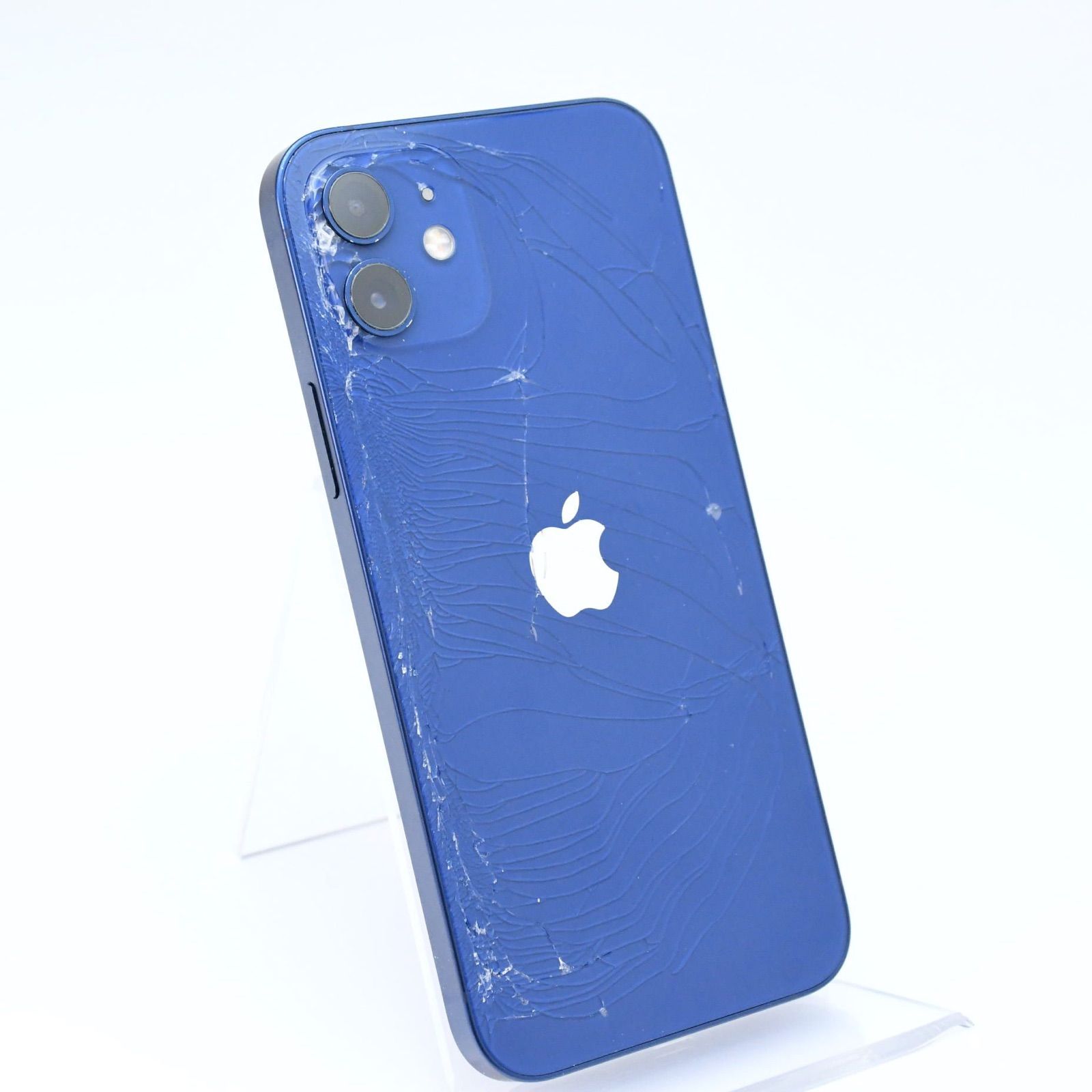 ジャンク＊動作可能＊液晶美品】au SIMフリー iPhone12 128GB ブルー 
