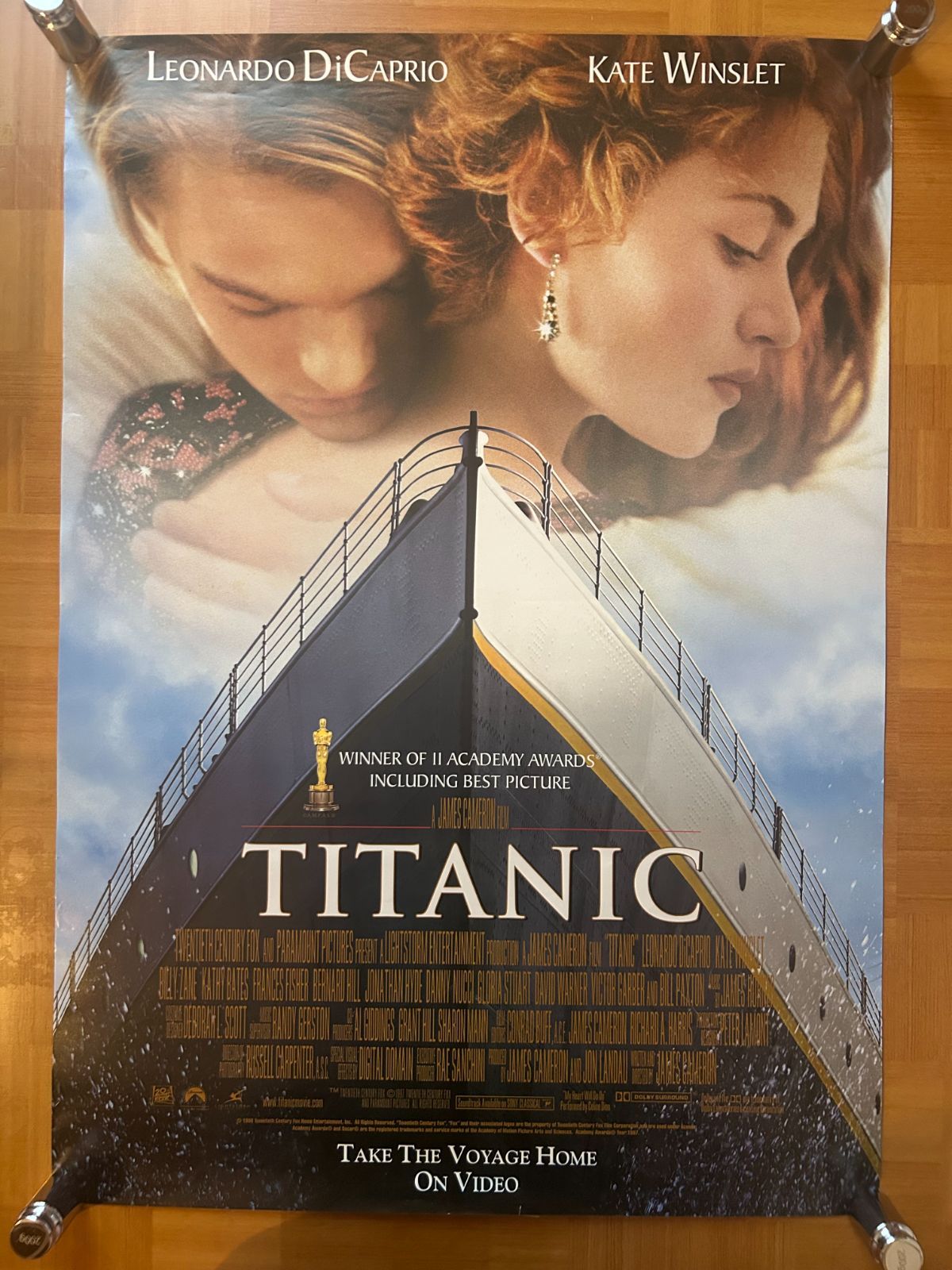 タイタニック Titanic / 1997年 ビデオプロモーション用ポスター