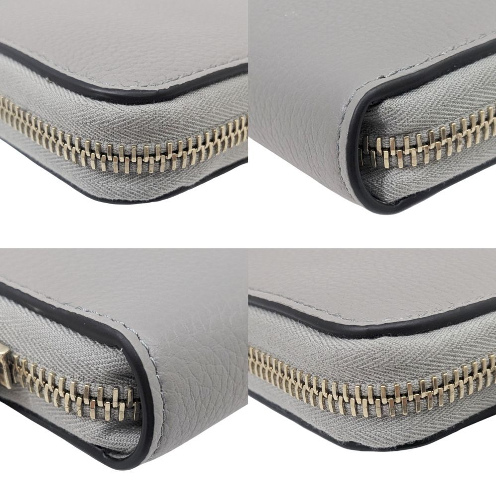 新品】Chloe クロエ 財布 長財布 ロングウォレット レザー グレー  