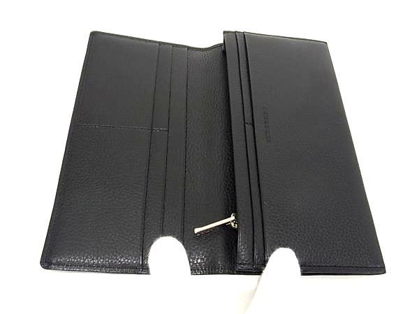 □新品□未使用□ BURBERRY バーバリー レザー 二つ折り 長財布  