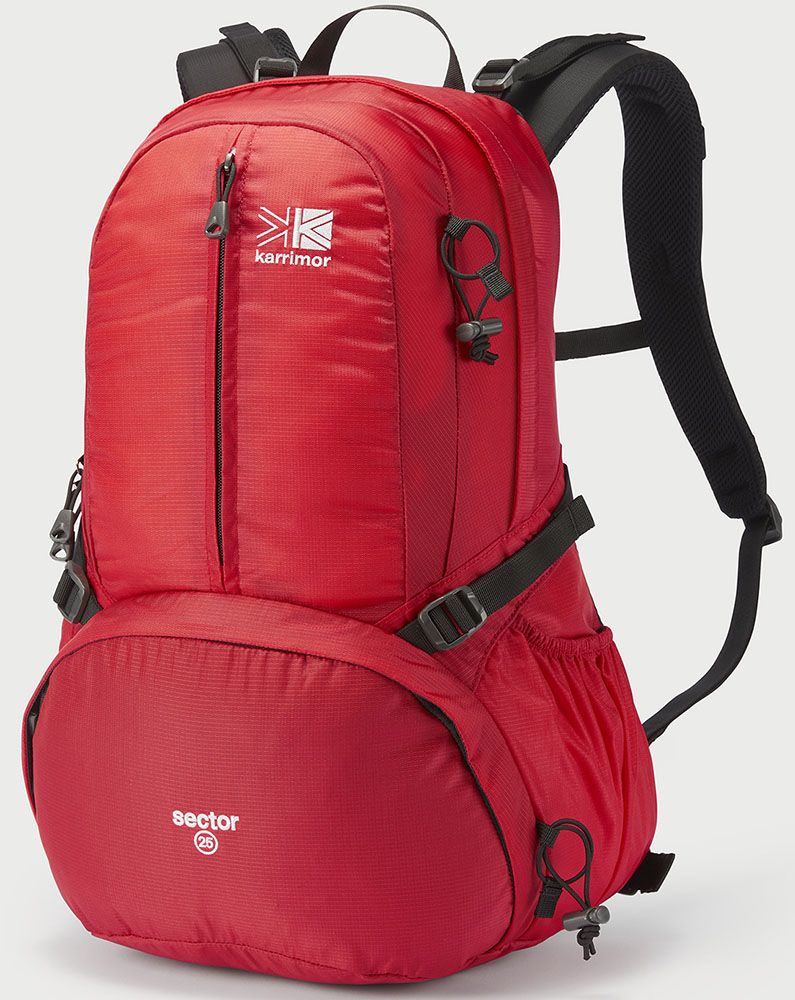 カリマー karrimor アウトドア sector 25 バックパック リュックサック デイパック ハイキング 登山 501008 2410 SCARLETRED