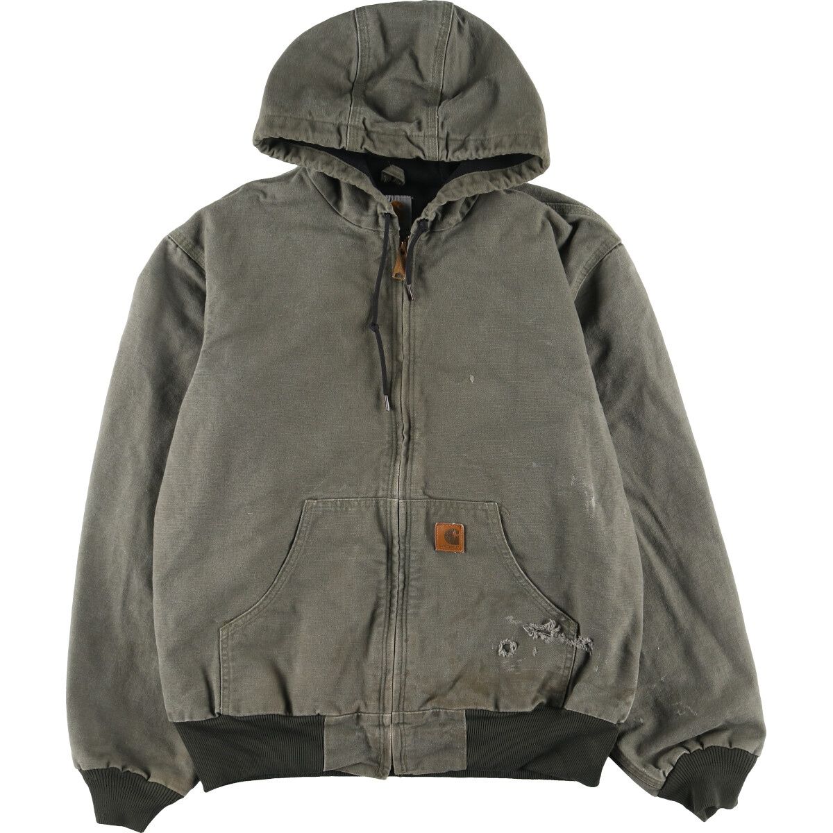 古着 00年代 カーハート Carhartt アクティブジャケット ダックフルジップパーカー メンズM/eaa421486