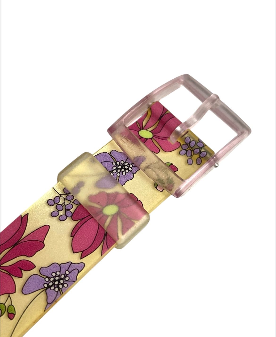 稼働 良品  Swatch スウォッチGENT BLOOMING BOUQUET腕時計 花柄 フラワー