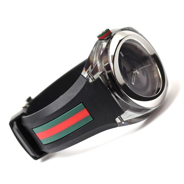 GUCCI グッチ SYNC 腕時計 YA137116 ブラック メンズ 安い販促品 www