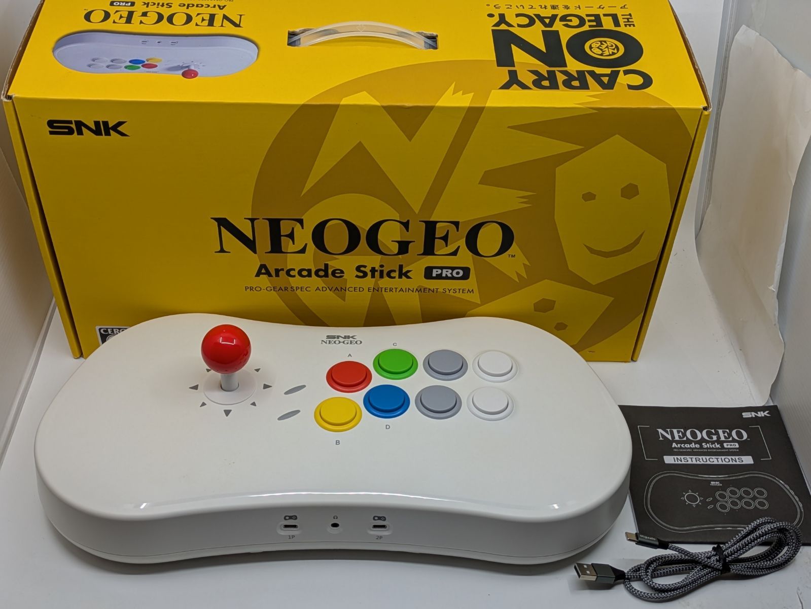 動作良好 NEOGEO Arcade Stick PRO ネオジオ アーケードスティックプロ SNK 正常動作 済