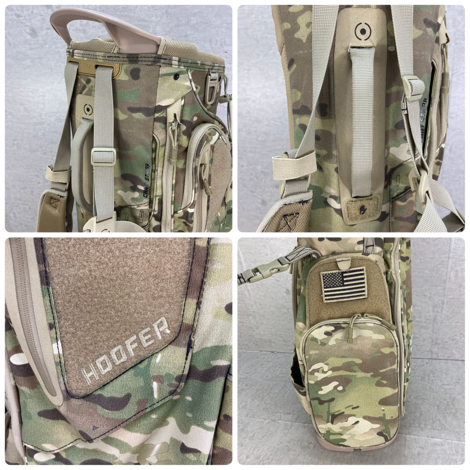 PING HOOFER ピン キャディバッグ スタンド PING キャディバッグ