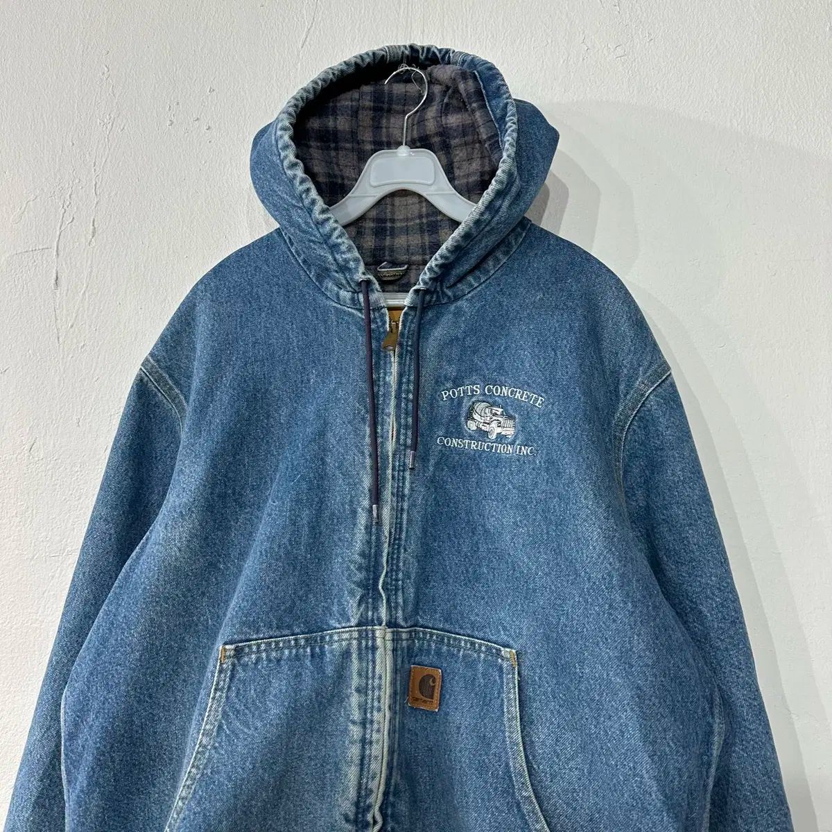 【雷市場（ポンジャン）商品韓国直送】 Carhartt(カーハート) J139 DST デニム アクティブ ジャケット L