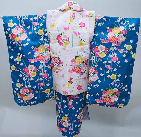 七五三 3才 3歳 三才 三歳 女児 女の子 被布着物フルセット 祝着 夢想