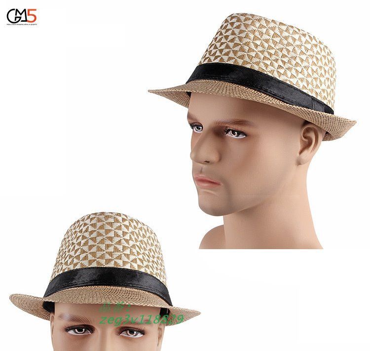 カンカン帽 ストロハット 麦わら帽子 BUNJIROW カンカン帽 ストロー