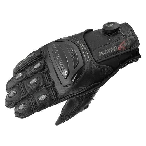 5営業日で発送 コミネ GK-254 Dial Fit Sports Leather Gloves 06-254 色 Black サイズ M