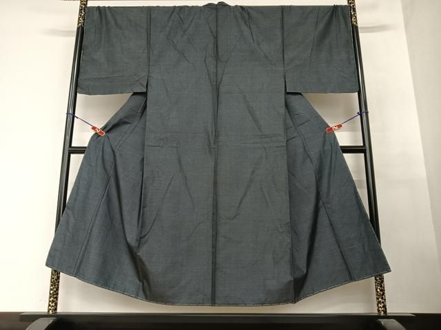 平和屋着物●男性 本場大島紬 アンサンブル 120亀甲 総絣 正絹 AABA8823zg