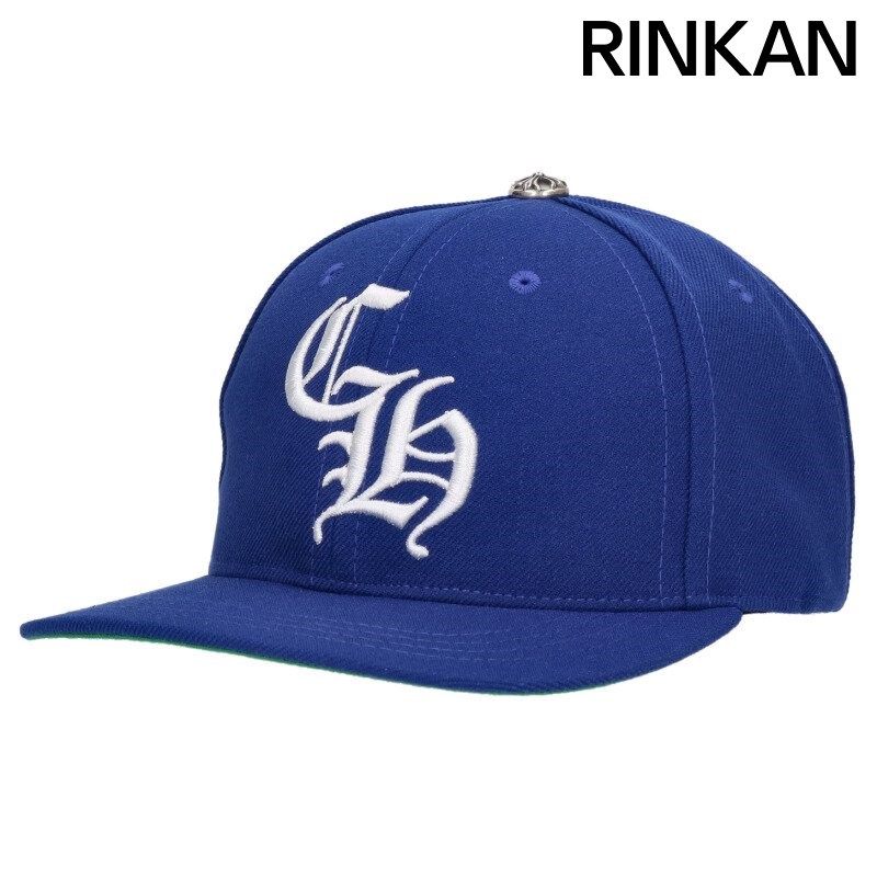 クロムハーツ CH HAT CH刺繍ベースボールキャップ帽子 メンズ ONE SIZE