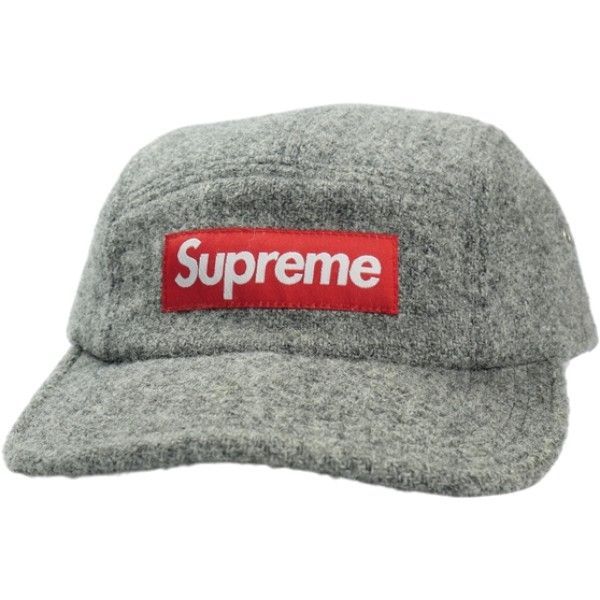 Size フリー SUPREME シュプリーム 12AW Harris Tweed Camp Cap キャンプキャップ 灰 品-良い 20827993