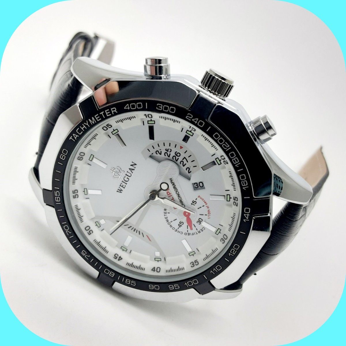 有名な高級ブランド ♢即購入OK♢ 新品 WOMAGE ミリタリー ビジネス 腕時計 ブルー レッド