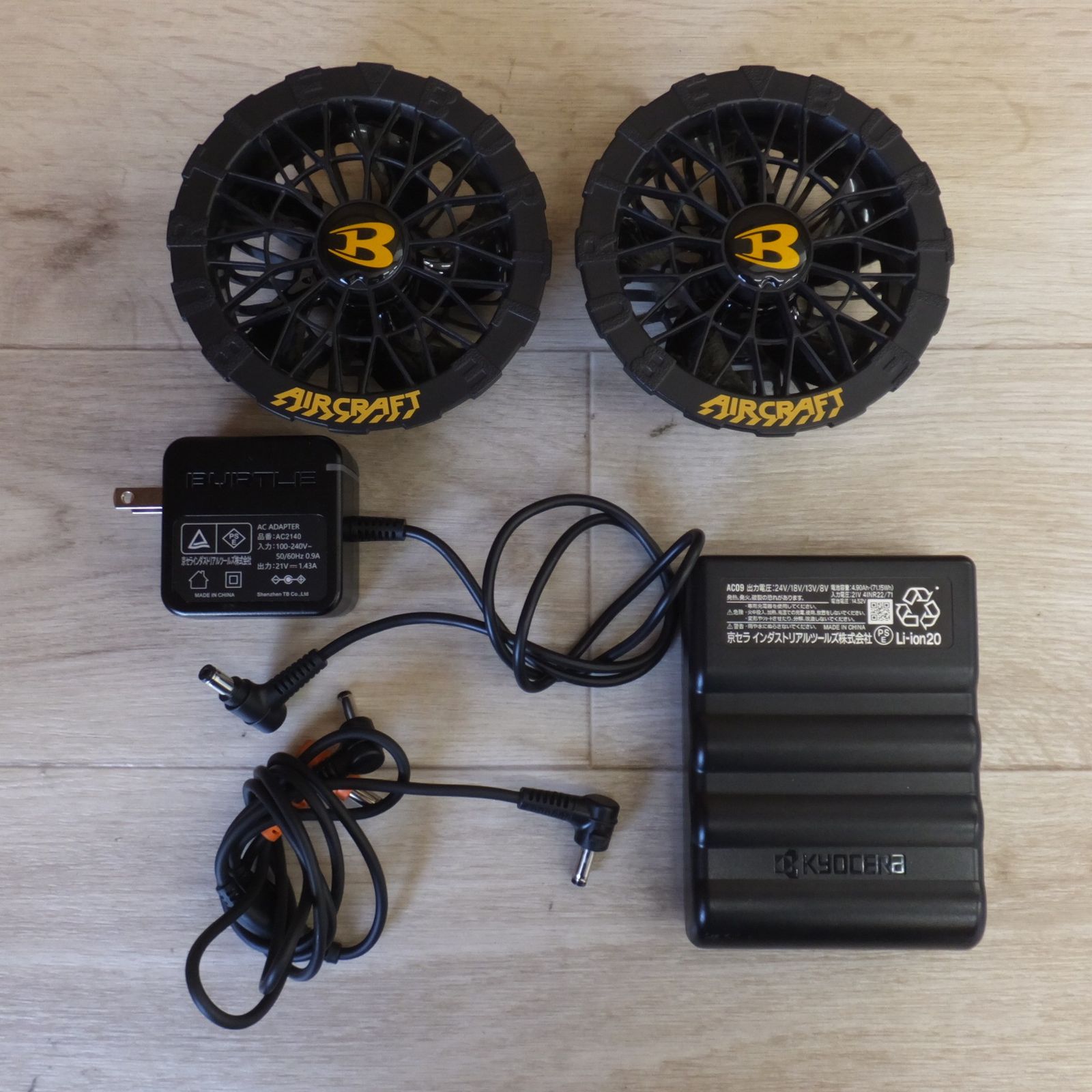 送料無料] キレイ☆京セラ kyocera バートル BURTLE ファンユニット