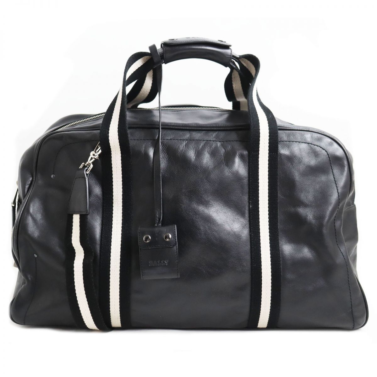 極美品】BALLY 2WAY レザー 鍵付き トレインスポッティング ロゴ