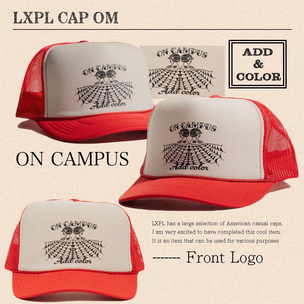 LXPL CAP OM アメカジ トラッカーキャップ - メルカリ
