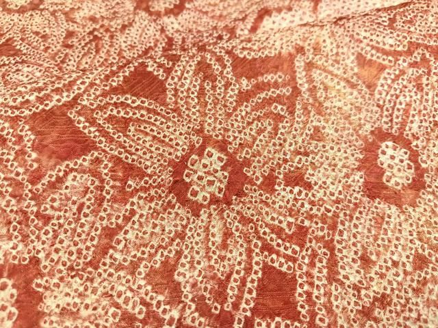 平和屋着物□上質な小紋 絞り 宝尽くし 金彩 正絹 逸品 AAAX9070ph