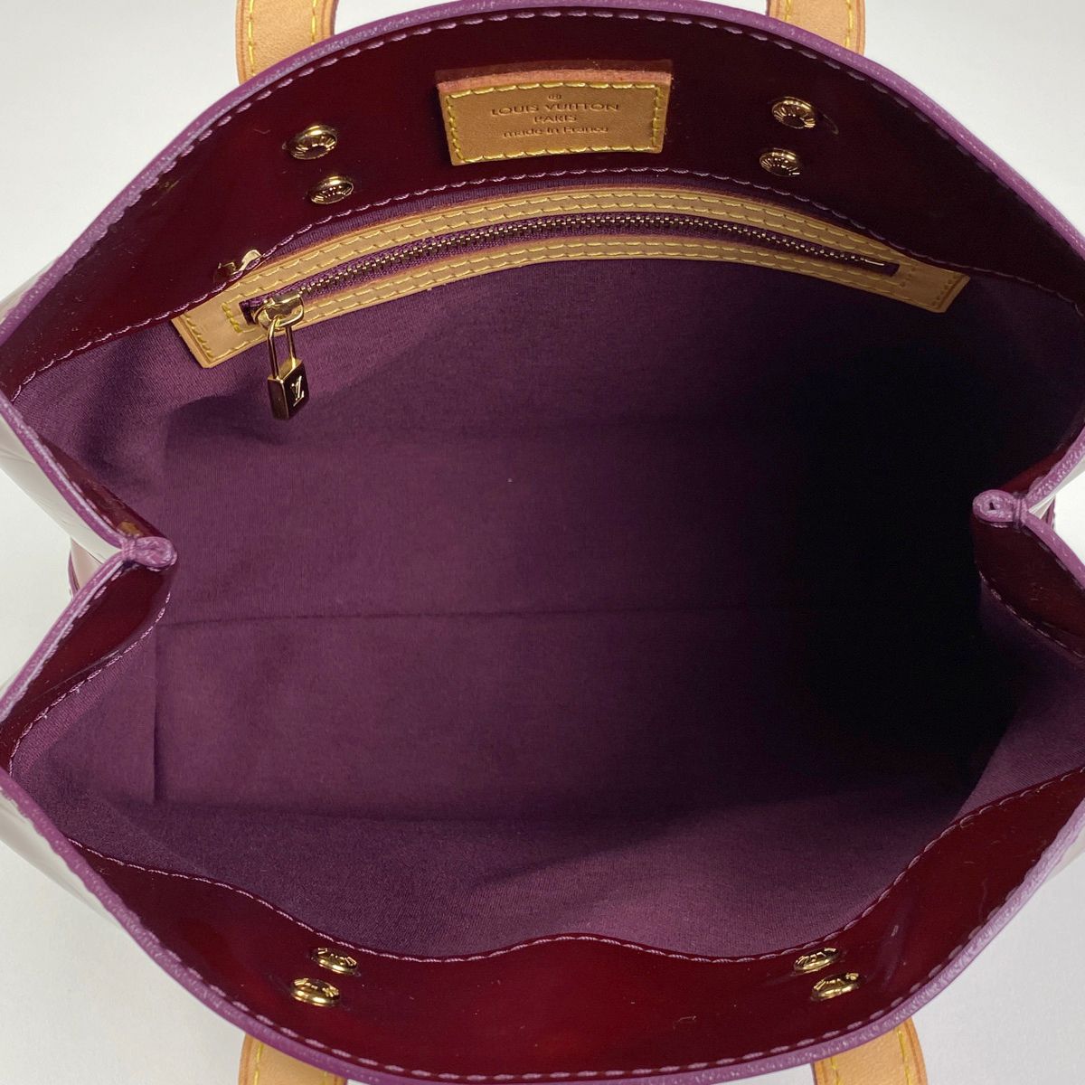 ルイ・ヴィトン Louis Vuitton リード PM エナメル ハンドバッグ