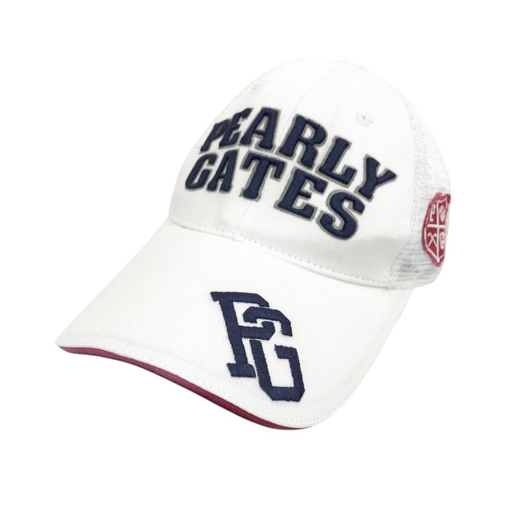 PEARLY GATES パーリーゲイツ  メッシュキャップ  ホワイト系 L [240101260752] ゴルフウェア ストスト
