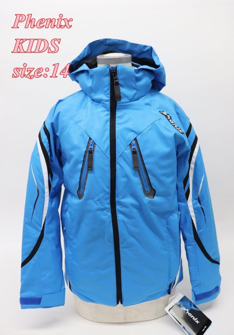 Phenix フェニックス ジュニア スキージャケット サイズ14 ブルー ES3G20T71 スポーツ キッズ 子供服 R2509-230
