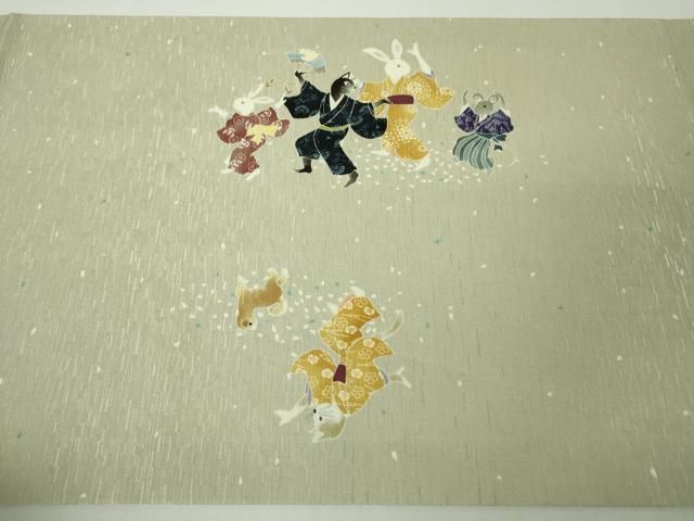 平和屋本店□極上 全通柄京袋帯 WAKKA ワッカ ええじゃないか 逸品