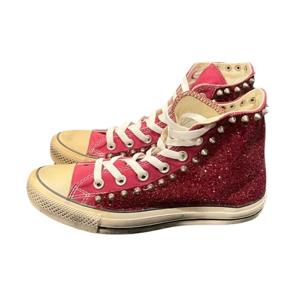 展示品】 CONVERSE コンバース ハイカットスニーカー スタッズ