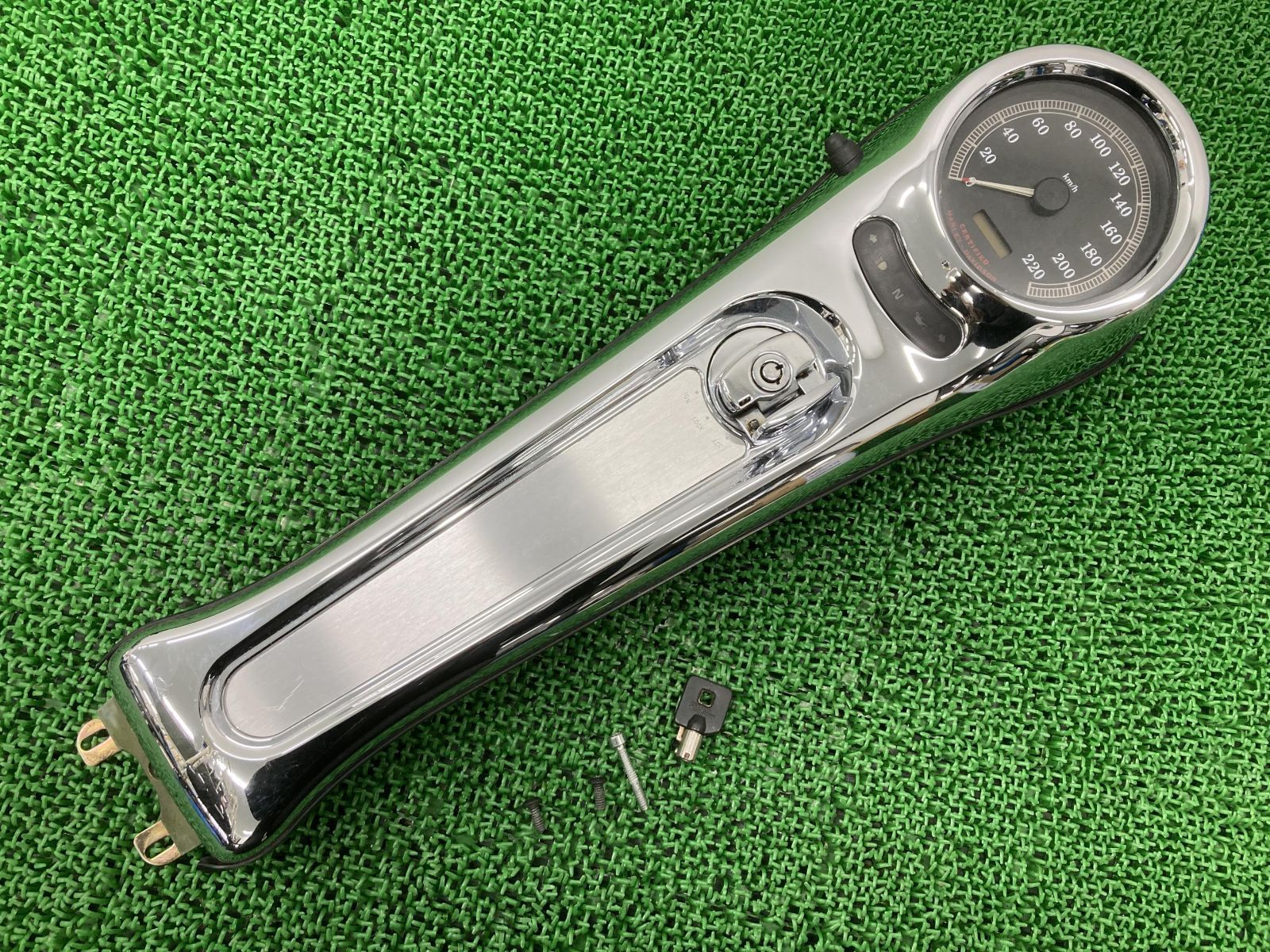 FXSTD1450 スピードメーター 71439-00 ハーレー 純正 中古 バイク 部品 ソフテイルデュース タンクコンソール 鍵付き 品薄 車検 Genuine