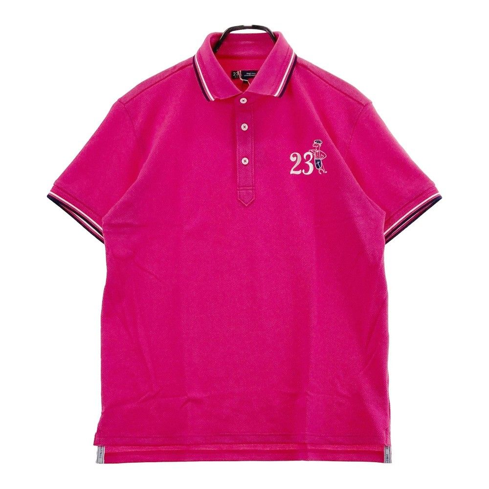 サイズ：L 23区GOLF ニジュウサンクゴルフ 半袖ポロシャツ