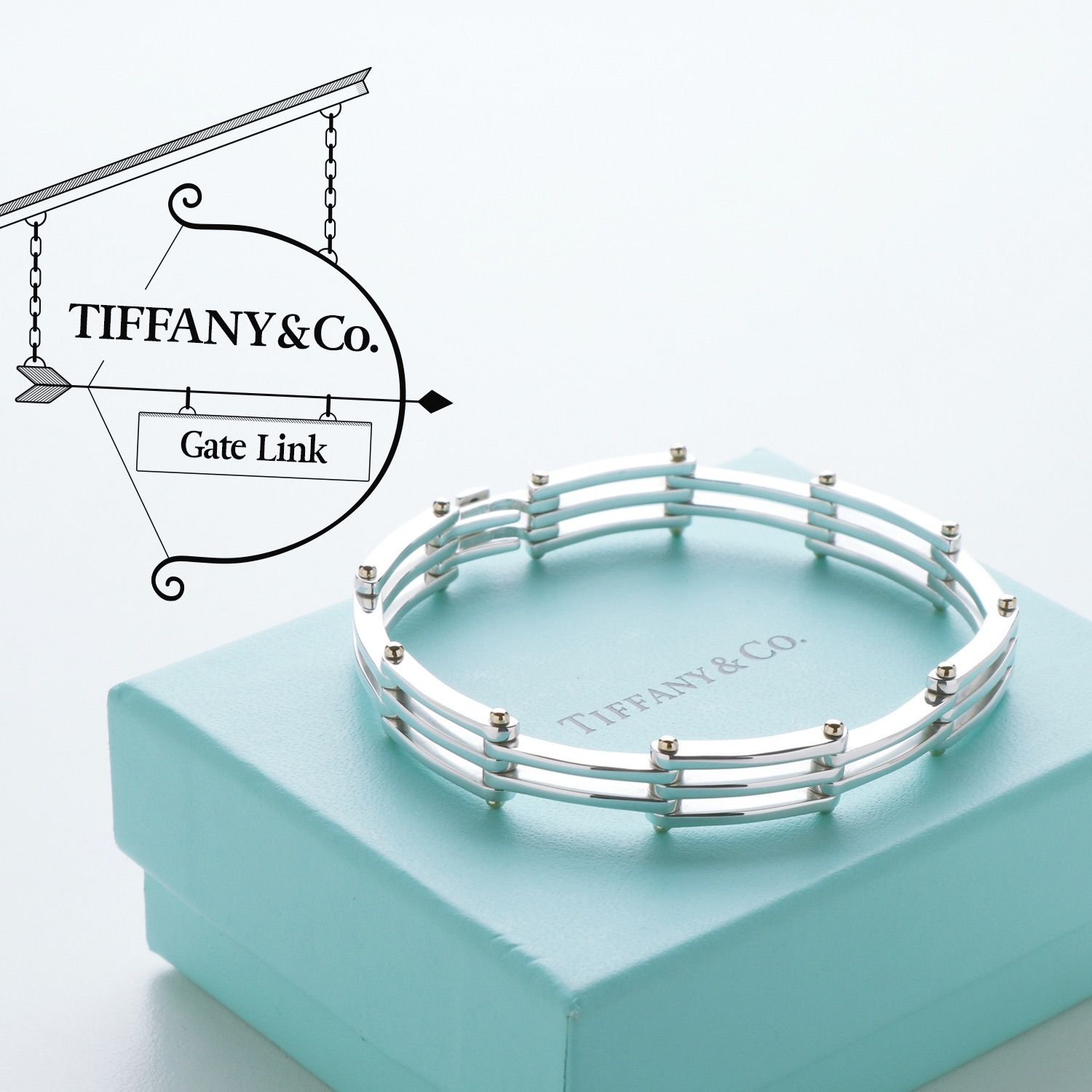 Tiffany Co リンク ブレスレット スターリングシルバー - 通販 - eshop